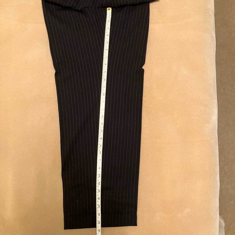 Brooks Brothers Navy Blue Pinstripe Suit - Size: 45R - Picture 15 of 16